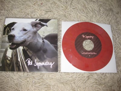 Pet Symmetry "Two Songs About Cars. Two Songs With Long Titles." Asian Man Records. 1st Press. Red Marble/779