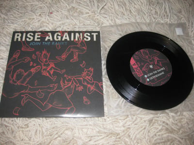 Rise against "Join the Ranks" - Fat Wreck Chords. ?Press. Black/???