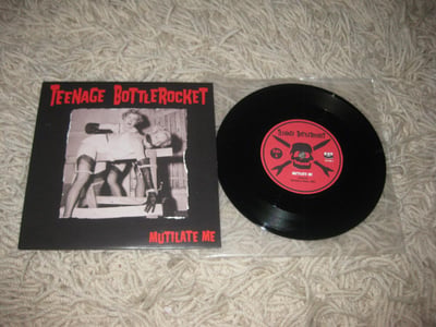 Teenage Bottlerocket "Mutilate Me" - Fat Wreck Chords. 1st Press. Black w Red Cover/1219