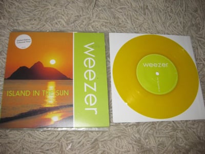 Weezer "Island in the Sun" - Geffen. ??Press. Yellow/???