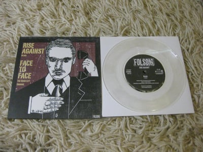 Face to Face/Rise against - FOLSOM Records. 1st Press. Clear/2000
