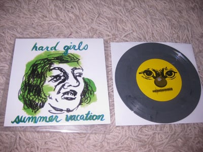 Hard Girls/Summer Vacation - Asian Man Records. 1st Press. Random Color/550 (Gray)