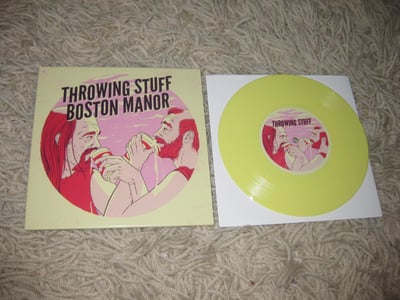 Throwing Stuff/Boston Manor . - Moving North Records/Aaahh Real Records. 1st Press. Mellow Yellow/250