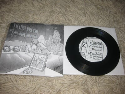 Vacation Bible School/God Damn Doo wop band "Covered" - Traffic Street Records. 1st Press. Black/301