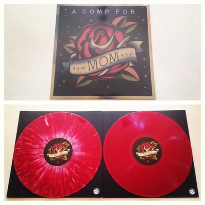No Sleep Records "A Comp For Mom" (Red w/ Cream Splatter #230/250)