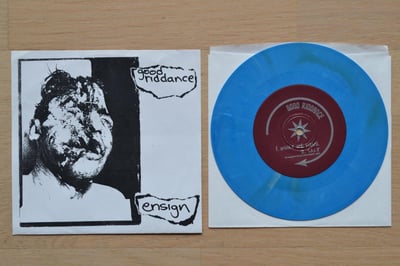 Good Riddance / Ensign: Split 7'' (Orphaned Records 1997 / black / tour exclusive pre-cover) /250