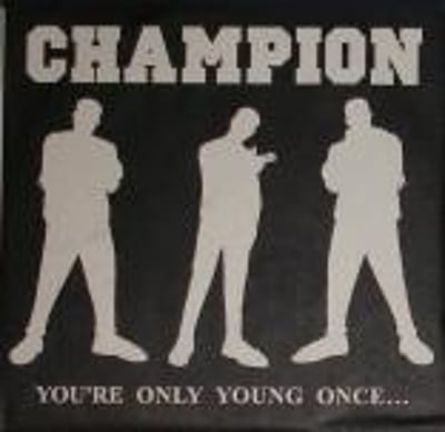 CHAMPION - COME OUT SWINGING - 2001 - PLATINUM RECORDINGS - TOURPRESS, CLEAR VINYL #18/143