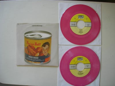 Helmet, Tar, Cows, Helios Creed, Vertigo, Boss Hog, God Bullies, Surgery - Smells Like Smoked Sausages 2x 7" pink vinyls
