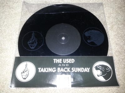 The Used/Taking Back Sunday - Split | Black w/ etched B-side | 2014
