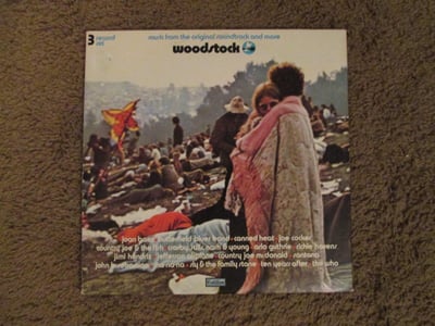 OST: Woodstock - The Original Motion Picture Soundtrack Triple LP 12" (Black Vinyl)