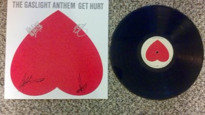 The Gaslight Anthem - Get Hurt (signed by the band)