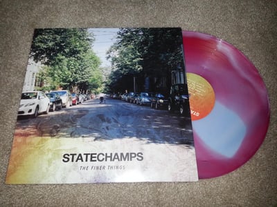 State Champs - The Finer Things | Pink, Light Blue, & White Smash | /1000 (2014) PNE133