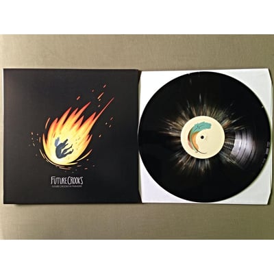 Future Crooks - Future Crooks In Paradise - 1st Press - Black w/Fire Splatter - /300 - Bad Timing Records