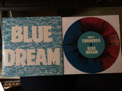 Turnover - Blue Dream - Half Magenta/Half Aqua Blue With Black Splatter (/725) [1st Pressing]