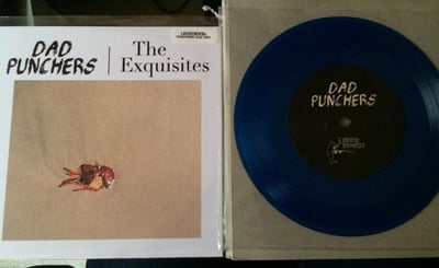 Dad Punchers / The Exquisites - Split - Blue (/300) [1st Pressing]