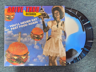 Various Artists - You'll Never Eat Fast Food Again (Double LP) | White, Blue, & Black Smash (A/B) Blue, Black, & White Tri-Stripe w/ Splatter (Record Store Day exclusive) | 2026 | DTR26-024