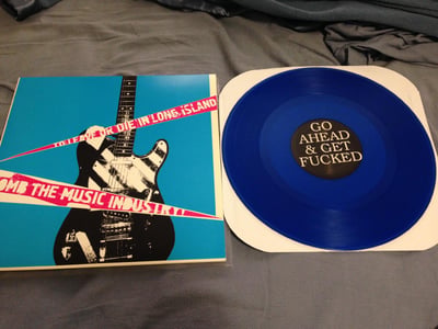 Bomb the Music Industry! "To Leave or Die On Long Island" Asian Man Records/Quote Unquote Records. 3rd Press. Clear Blue/300