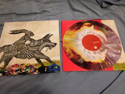 Restorations "LP3" SideOneDummy. 1st Press. Red/White/Yellow/Black Starburst/1600