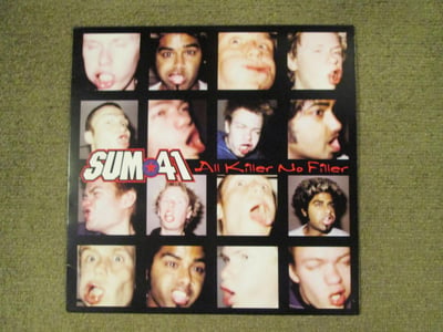 Sum 41 - All Killer, No Filler LP 12" (Translucent Blue Vinyl) - /550