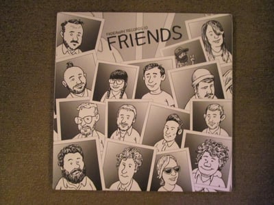 V/A: Fadeaway Records 10 - Friends Triple LP 12" (Black/White/Blue Vinyl) - 2nd Press: Show Variant #59/104