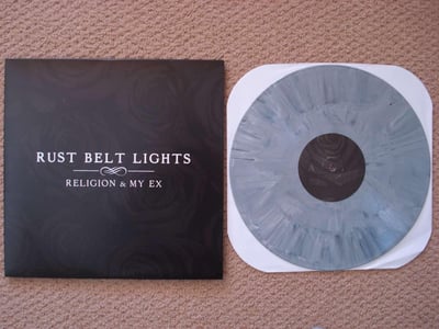 Rust Belt Lights - Religion & My Ex (Light Grey) /100