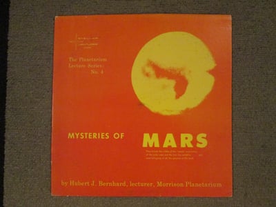 OTHER: The Planetarium Lecture Series No. 4 - Mysteries Of Mars by Hubert J. Bernhard LP 12" (Black Vinyl)