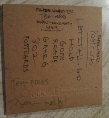 Paper Waves- Postcards 1/1 Test Pressing LOCAL