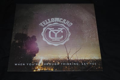 Yellowcard - When You're Through Thinking, Say Yes | (Opaque Baby Blue - LT 500) [1st on Hopeless Records]