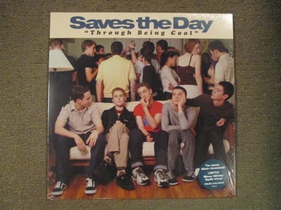 Saves The Day - Through Being Cool LP 12" (Blue/White Split Vinyl) - /850 (Exclusive Online Pressing)