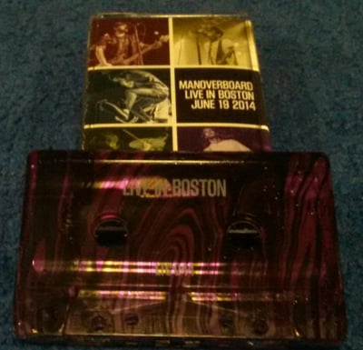 Man Overboard- Live in Boston (Purple/Black Swirl)/40 First Pressing