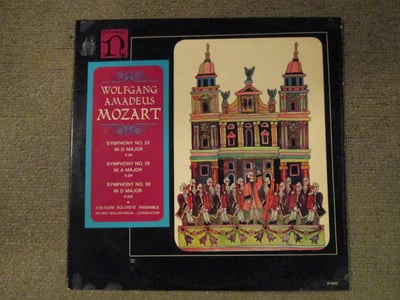 WORLD: Mozart / Symphonies LP 12" (Black Vinyl)