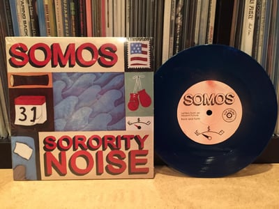 Somos///Sorority Noise - Split (First Press: Blue/Translucent Blue w/ Orange /300)