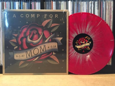 No Sleep Records "A Comp For Mom" (Friends Press: Red w/ Clear Splatter #42/75)