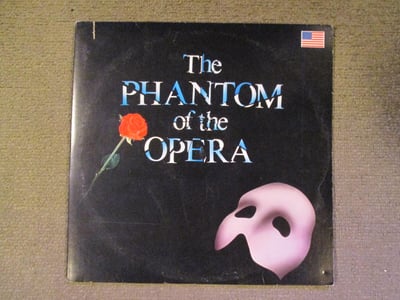 OST: The Phantom Of The Opera - The Original Cast Recording Double LP 12" (Black Vinyl)