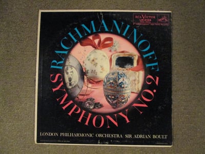 WORLD: London Philharmonic Orchestra - Rachmaninoff Symphony No. 2 LP 12" (Black Vinyl)