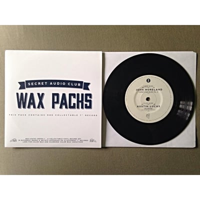 Wax Packs Vol. 1 - #2 - John Moreland / Austin Lucas - Black - /722 - Secret Audio Club