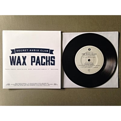Wax Packs Vol. 1 - #6 - Fire When Ready / Marathon - Black - /738 - Secret Audio Club