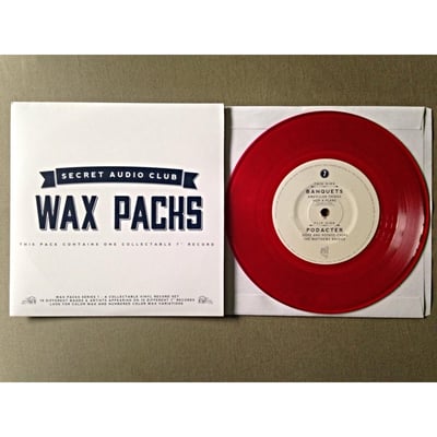 Wax Packs Vol. 1 - #7 - Banquets / Podacter - Clear Red - /161 - Secret Audio Club