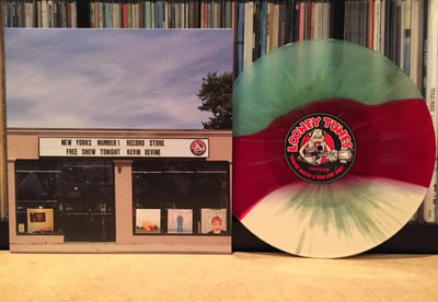 Kevin Devine - Live At Looney Tunes (First Press: Sky Blue/Red/Bone w/ Green Splatter /200)