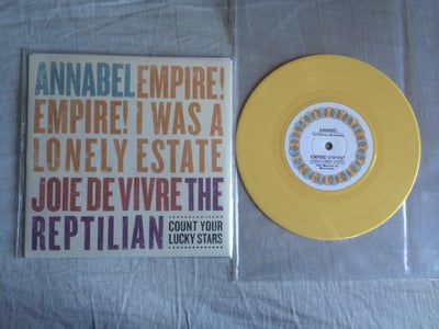 Annabel / Empire! Empire! (I was a lonely estate) / Joie De Vivre / The Repilian - Split - Yellow (/150) [2nd Pressing]