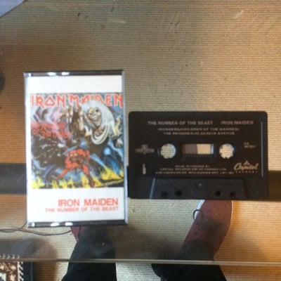 Iron Maiden - The Number Of The Beast - Black (/?) [Canadian Release]