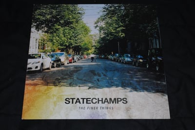 State Champs - The Finer Things | (Kelly Green/Yellow/Orange Tri-Color - LT 500) [1st on Pure Noise Records]