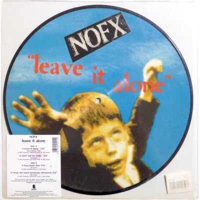 NOFX - Leave It Alone - Picture Disc (with black edge) /5000