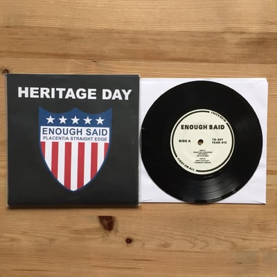 Enough Said - Heritage Day - (*Record Release* Black #8/30)