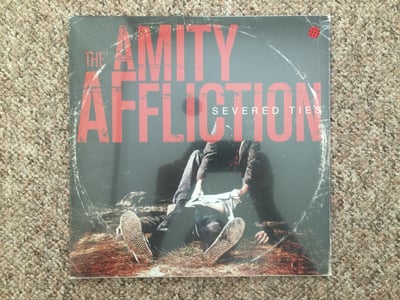 The Amity Affliction | Severed Ties | 2015 | Red w/ Black Splatter | /300 | Sealed