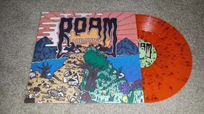 ROAM - Viewpoint | Transparent Orange w/ Opaque Light Yellow & Transparent Purple Splatter | /200 (2015) HR2121-1
