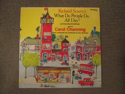 OTHER: Richard Scarey's - What Do People Do All Day LP 12" (Black Vinyl)