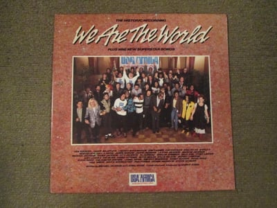 V/A: We Are The World - USA for Africa / The Album LP 12" (Black Vinyl)