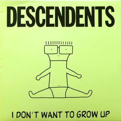 Descendents - I Don't Want To Grow Up - Black Repress