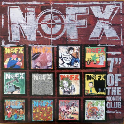 NOFX - 7-Inch Of The Month Club - 30th Anniversary Box Set - Blue #60/250